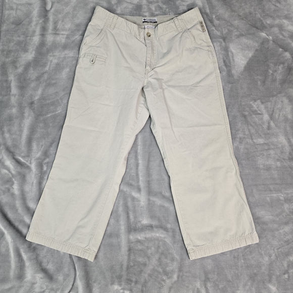 Columbia Pants - Columbia Off White Cropped Capris Womens Size 10